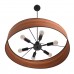 8421/6A MODERNI черный/коричневый, металл/ПВХ Подвес E14 6*40W 220V LAGOMA Lumion 8421/6A MODERNI черный/коричневый, металл/ПВХ Подвес E14 6*40W 220V LAGOMA Lumion