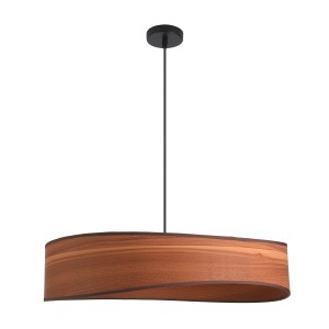 8421/6A MODERNI черный/коричневый, металл/ПВХ Подвес E14 6*40W 220V LAGOMA