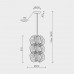 Подвесная люстра MODELIGHT MDL.65223.3HC GD Modelux Подвесная люстра MODELIGHT MDL.65223.3HC GD Modelux