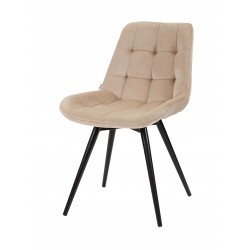 Стул MyFar Феникс поворотный бежевый велюр (комплект 4 шт) MF1031-4