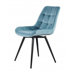 Стул MyFar Феникс поворотный бирюзовый велюр MF1003-1