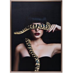 Картина на холсте 89VOR-GIRL/SNAKE-1