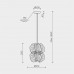 Подвесная люстра MODELIGHT MDL.65223.2HC GD Modelux