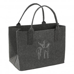 426536 Сумка женская TOMISATO, L400, B260, H300, 100 % полиэстер, серый, белый