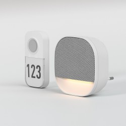 Дверной звонок DBQ30 DBQ30M WL белый