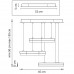 763336 Подвес UNITARIO 34.5W LED 3795LM БЕЛЫЙ МАТОВЫЙ 3000K (в комплекте)