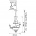 700294 (MD000008-29) Люстра подвесная CLASSIC 29х60W E14 ХРОМ (в комплекте)
