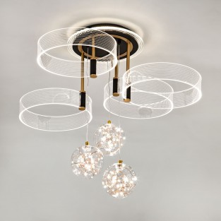 Потолочный светильник LED4U L1040-750 BK