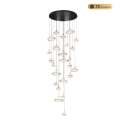 Подвесная люстра MODESTYLE MS.2326.25 BK MODESTYLE