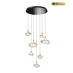 Подвесной светильник MODESTYLE MS.2326.7 BK