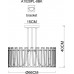 Потолочная люстра Amber A1028PL-8BK