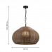 Подвесной светильник Wicker 4884-1P