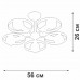 Потолочная люстра V4379-0/5PL