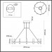 Подвесной светильник Candel 5009/48L