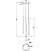 Подвесной светильник Cascade MOD132PL-L36BSK1
