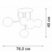 Потолочная люстра V4714-1/5PL