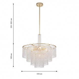 Потолочная люстра Fringe 4762-7P