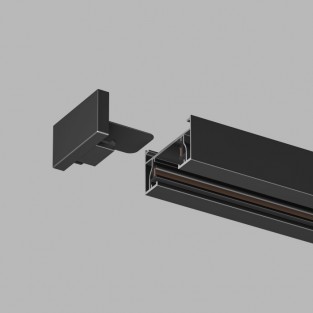 Заглушка DK Track Black (SOLID BASE) | DK ТРЕК ЧЕРНЫЙ (СОЛИД БЕЙС) TR1107-BK