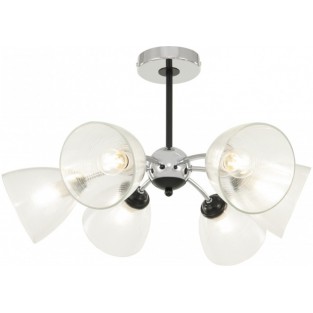 Потолочная люстра Napoli-329007 329007/3+3 CR.BK