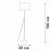 Торшер V3982-7/1P