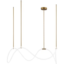 Потолочная люстра Thread 10388P/C Brass