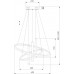 Подвесной светильник Stroke 90270/3 черный