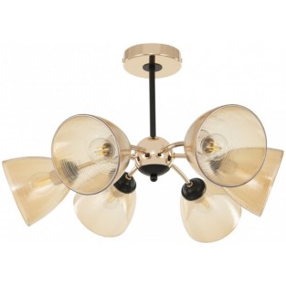 Потолочная люстра Napoli-329007 329007/3+3 GD.BK