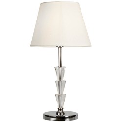 Интерьерная настольная лампа Alesti T2424-1 Nickel