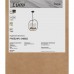 Подвесной светильник Lumi FR5524PL-04BBZ Freya