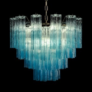 Подвесная люстра Murano 10580/600 Clear blue
