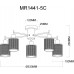 Потолочная люстра Solo MR1441-5C