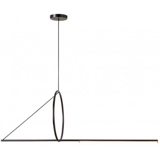 Подвесной светильник Zoom 8075P/S-18W-3000K MBK-WH