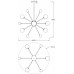 Потолочная люстра Planets FR5200PL-09FG
