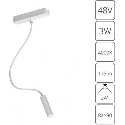 Трековый светильник Rapid A6162PL-1WH