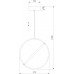 Подвесной светильник Element 90281/1 бронза