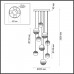 Подвесная люстра Roni 5037/84L