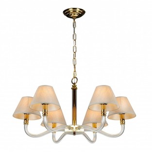 Подвесная люстра Amber YT2043-6 GD+Coffee