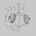 Угловой коннектор Accessories for system Shelf CA018LWC-P-B Угловой коннектор Accessories for system Shelf CA018LWC-P-B