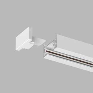 Заглушка DK Track White (SOLID BASE) | DK ТРЕК БЕЛЫЙ (СОЛИД БЕЙС) TR1107-WH
