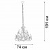 Подвесная люстра V1845 V1845-7/8+4