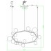 Подвесная люстра Иона 09408-21,19