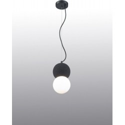 Подвесной светильник Foxtrot 10694P/1-D100 BK-WH