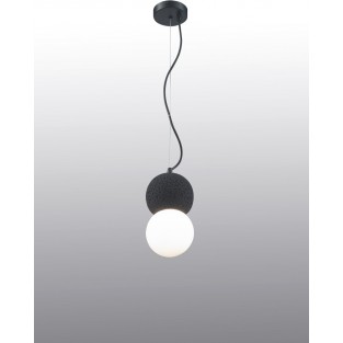 Подвесной светильник Foxtrot 10694P/1-D100 BK-WH