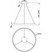 Подвесной светильник Rim MOD058PL-L42WK