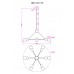 Подвесная люстра Paulo MR2150-6P
