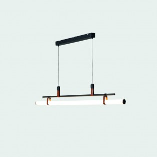 Подвесной светильник Zoom 9498P-32W-3000K BK-BR-WH