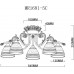 Потолочная люстра Nile MR1681-5C