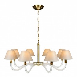 Подвесная люстра Amber YT2043-8 GD+Cear