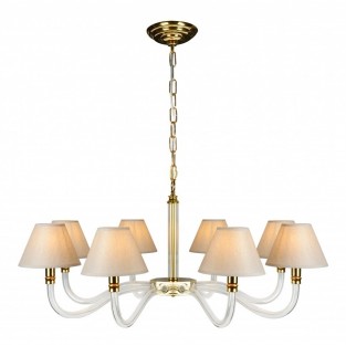 Подвесная люстра Amber YT2043-8 GD+Cear