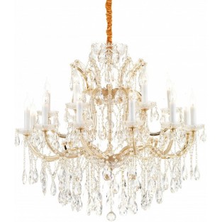 Подвесная люстра Diamond 6071-18 GD+CL